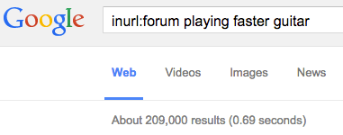 find forums in google